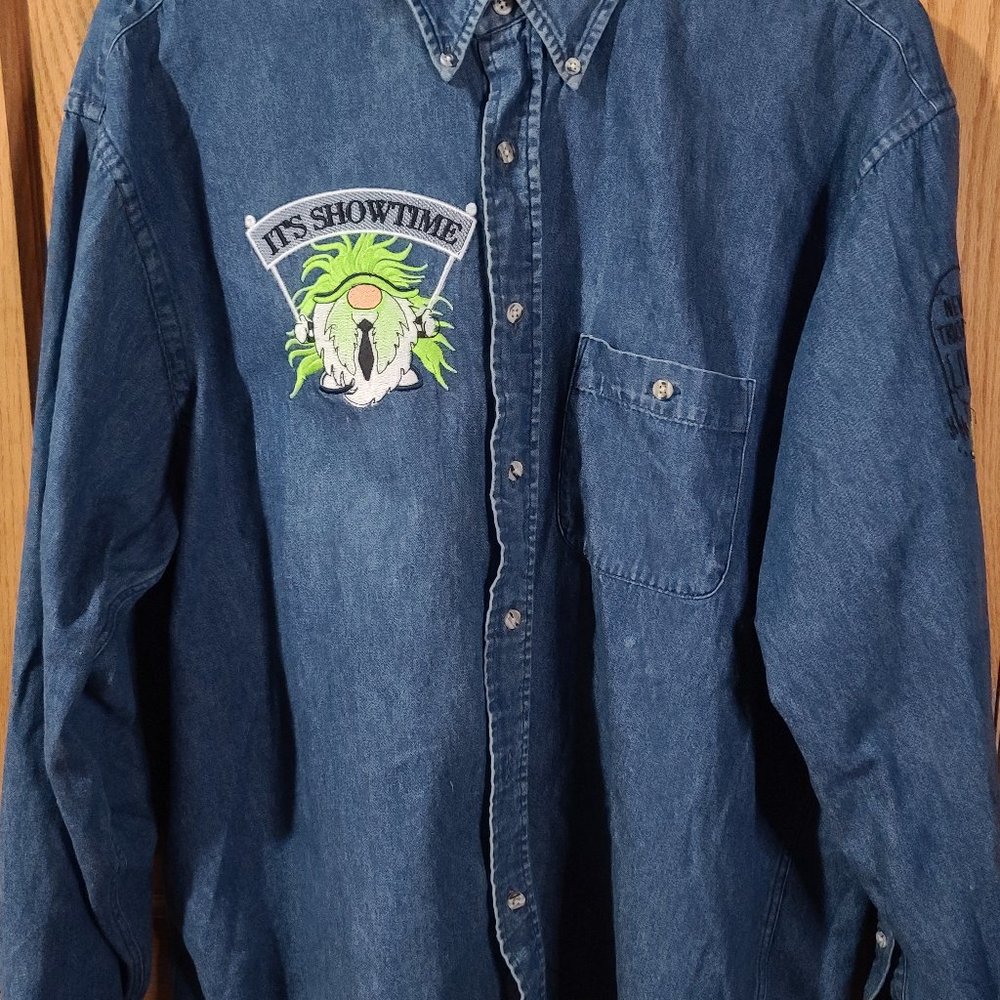 Beetlejuice Denim Long Sleeve Shirt